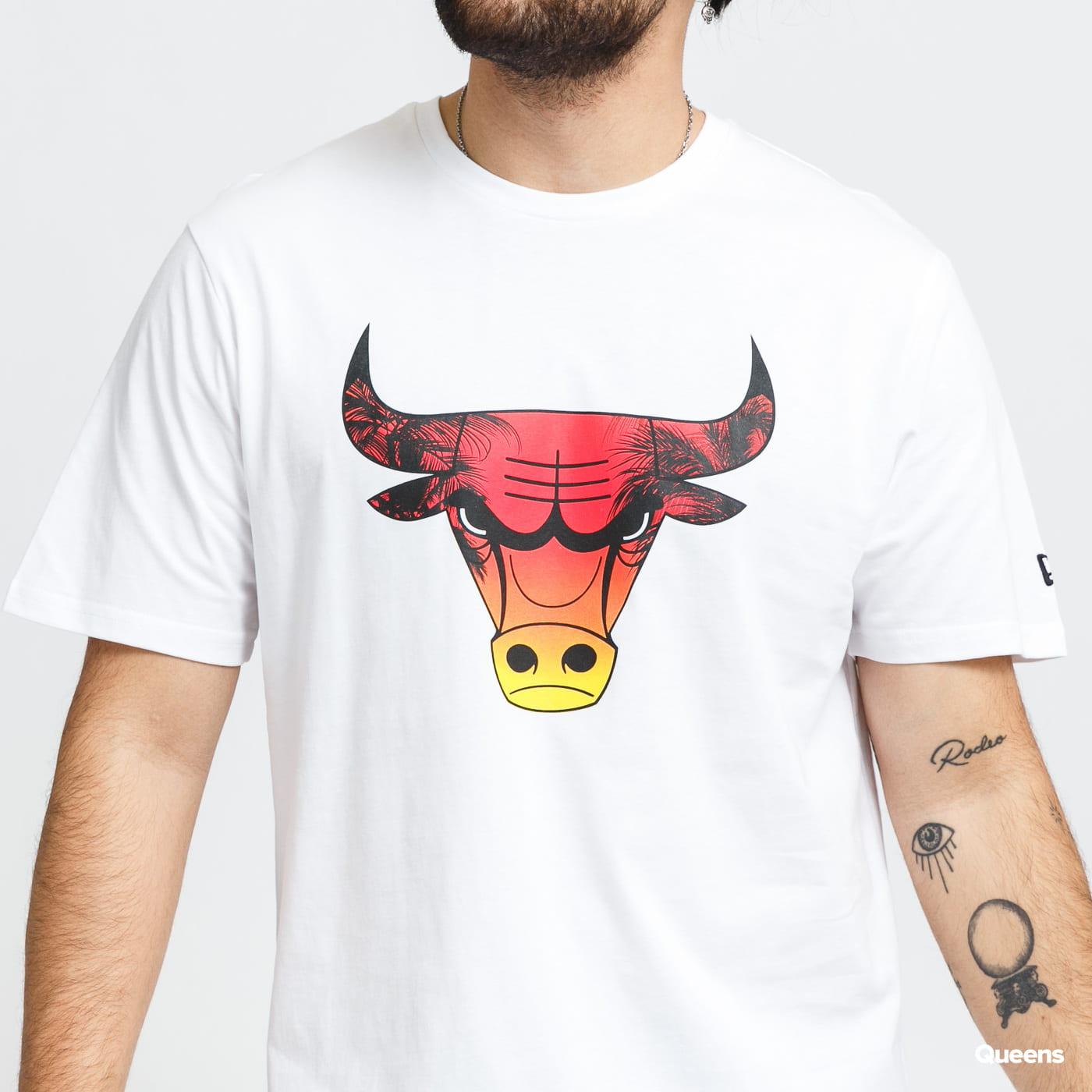 Official New Era NBA Baseball Jersey Chicago Bulls T-Shirt C2_227 C2_227